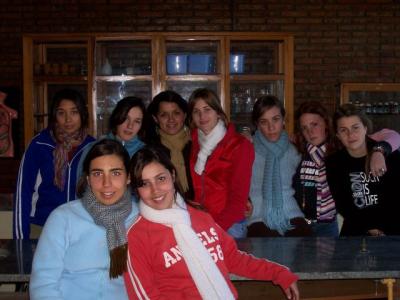 Presentamos al grupo de alumnas